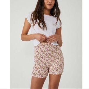 Free People FP One Maia Smocked Shorts / NWT
Pink Combo